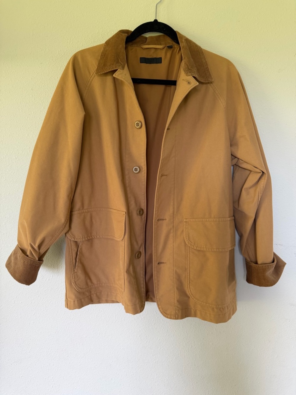 Uniqlo Classic Barn Jacket in Camel Tan
